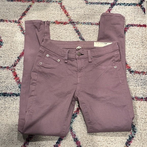 Rag & Bone zipper capri lavender jean - Picture 10 of 10